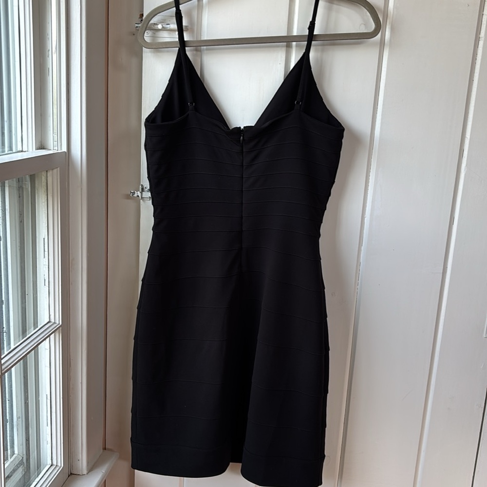 Maxandcleo Black Straight Spaghetti Strap Dress Size 12 New With Tags Reg 148.00 - Picture 5 of 5